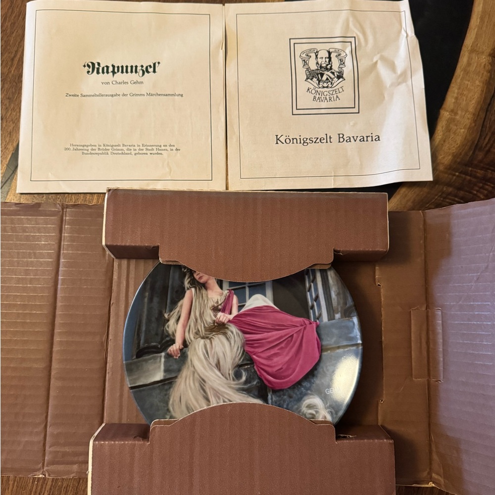 Königszelt Bavaria Rapunzel Collector's Plate